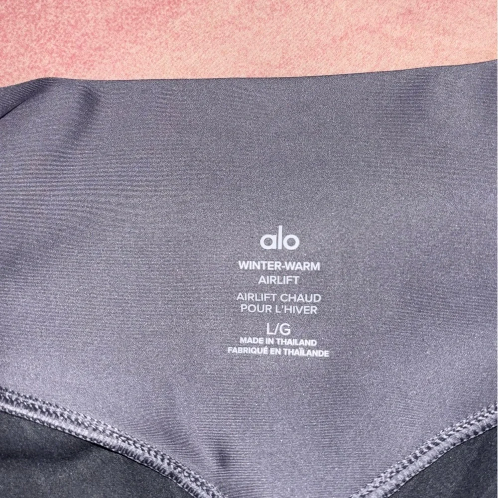alo Airlift Winter Warm High-Waist Supermoto Leggings size L